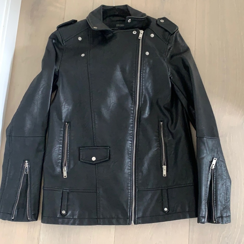 Zara Biker Leather Jacket